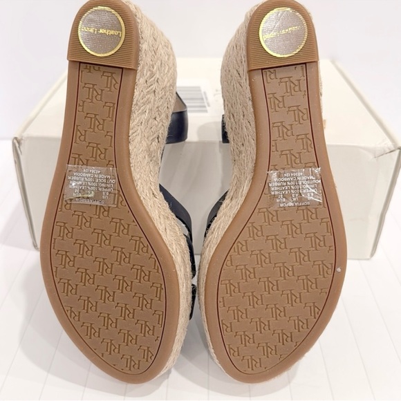 Lauren Ralph Lauren Soffia Calfskin Espadrille size 6 1/2 - Picture 4 of 5